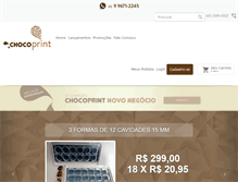 Tablet Screenshot of chocoprint.com.br